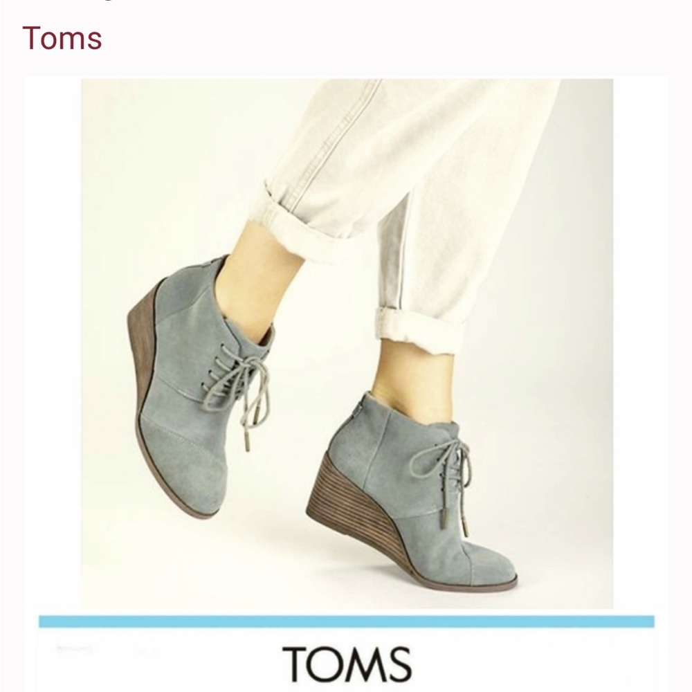 TOMS Hyde Wedge Booties